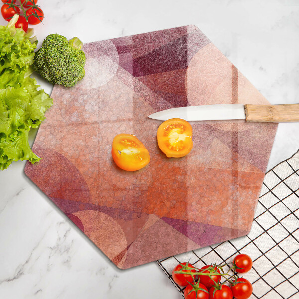 Steklena podloga za rezanje Abstraktna umetnost