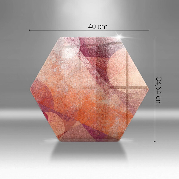 Steklena podloga za rezanje Abstraktna umetnost