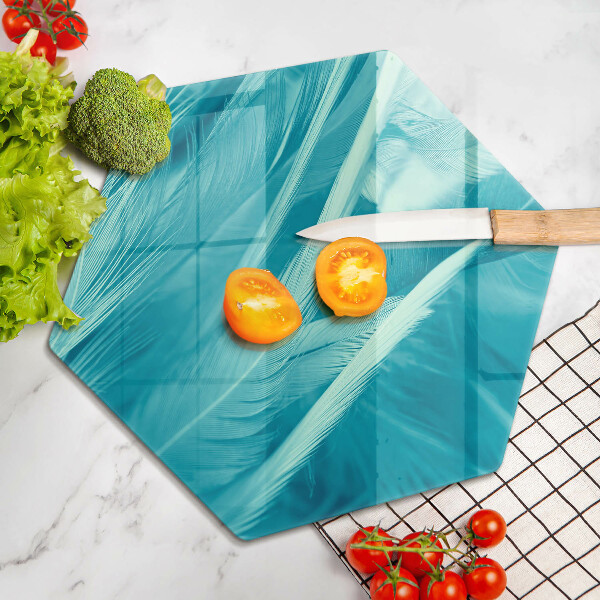 Steklena podloga za rezanje Nežno perje