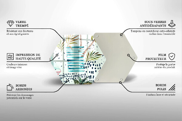 Steklena podloga za rezanje Praznične ilustracije