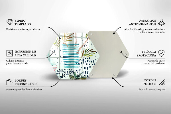 Steklena podloga za rezanje Praznične ilustracije