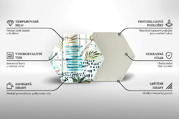Steklena podloga za rezanje Praznične ilustracije