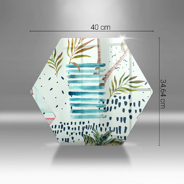 Steklena podloga za rezanje Praznične ilustracije