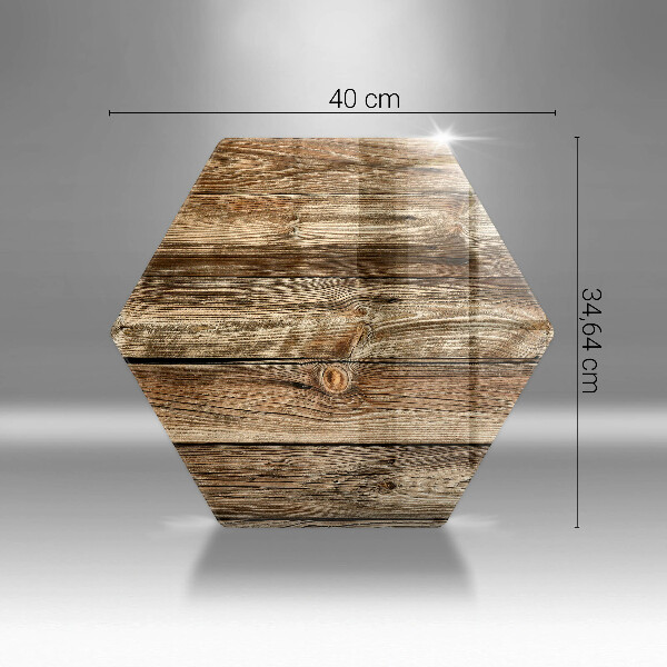 Steklena podloga za rezanje Tekstura lesene deske