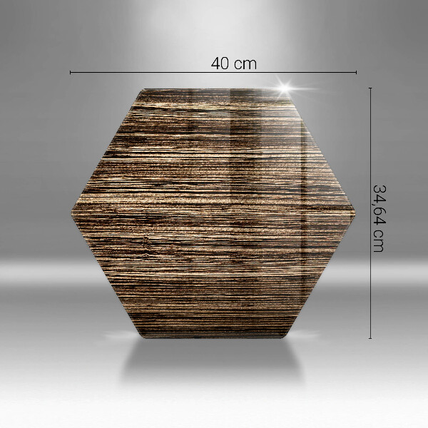 Steklena podloga za rezanje Tekstura lesa