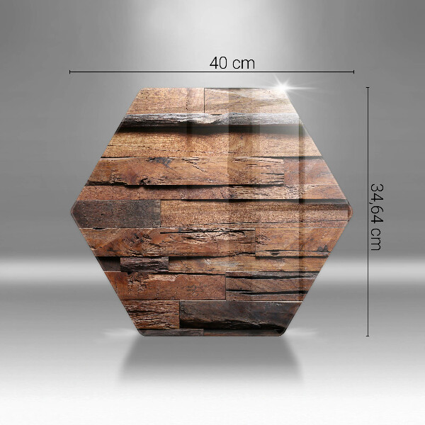 Steklena podloga za rezanje Dekorativne lesene plošče