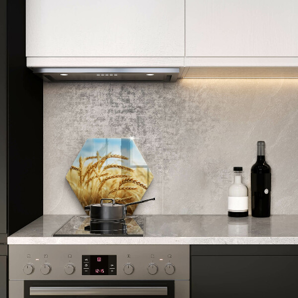 Steklena podloga za rezanje Klasje žit na polju