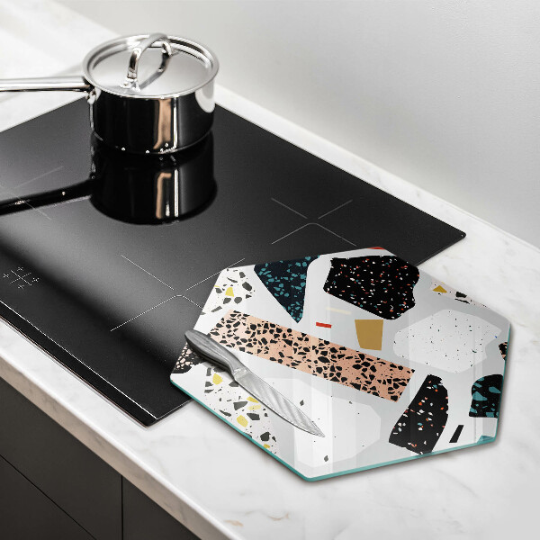 Steklena podloga za rezanje Kamenina