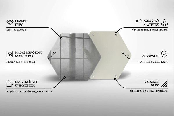 Steklena podloga za rezanje Ozadje s teksturo betona