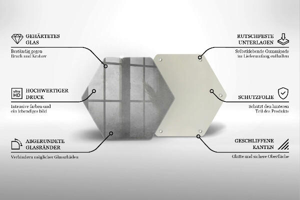 Steklena podloga za rezanje Ozadje s teksturo betona