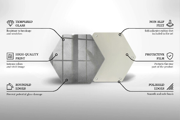 Steklena podloga za rezanje Ozadje s teksturo betona