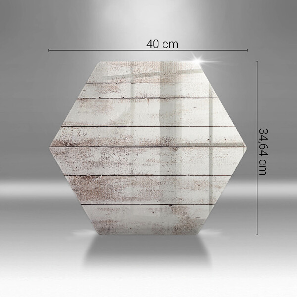 Steklena podloga za rezanje Stare lesene plošče