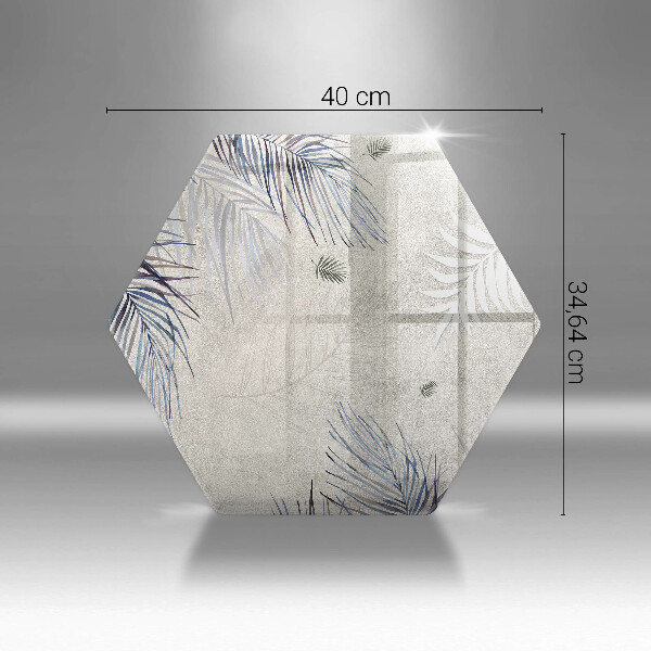 Steklena podloga za rezanje Subtilni listi