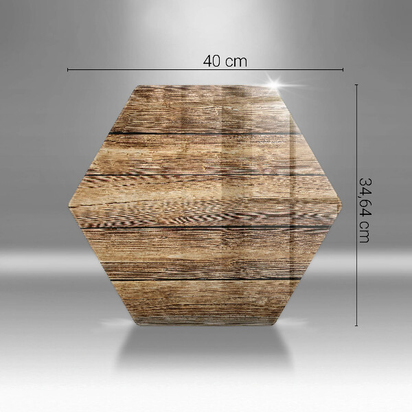 Steklena podloga za rezanje Plošče s teksturo lesa