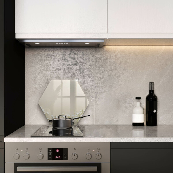 Steklena podloga za rezanje Boho rože iz mavca