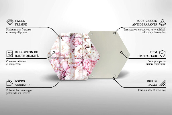 Steklena podloga za rezanje Šopek potonike