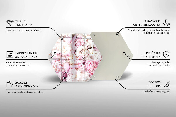 Steklena podloga za rezanje Šopek potonike