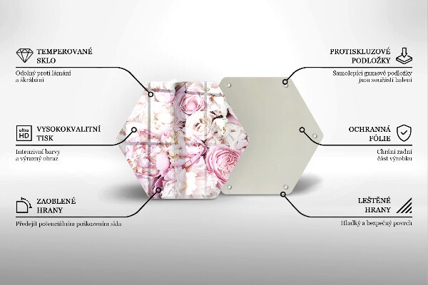 Steklena podloga za rezanje Šopek potonike