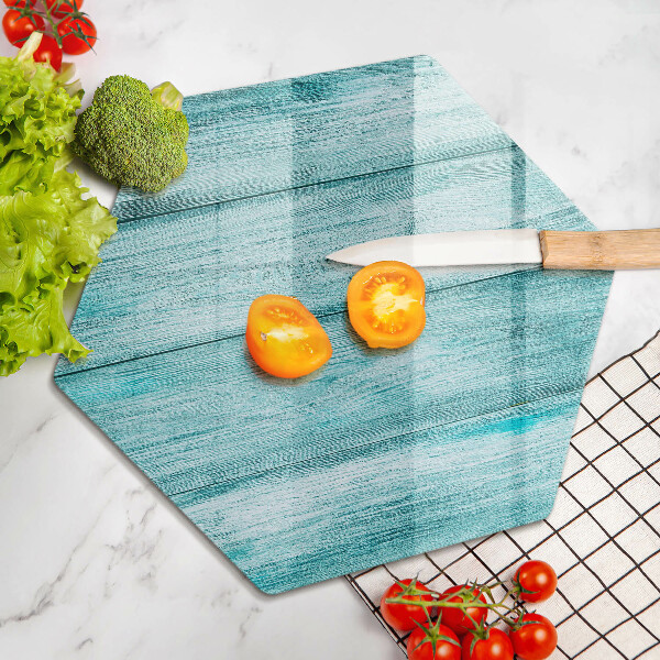 Steklena podloga za rezanje Vintage lesene deske