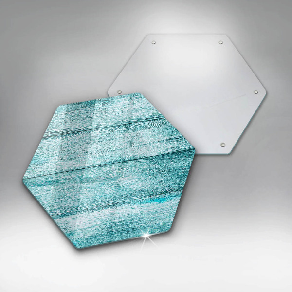 Steklena podloga za rezanje Vintage lesene deske