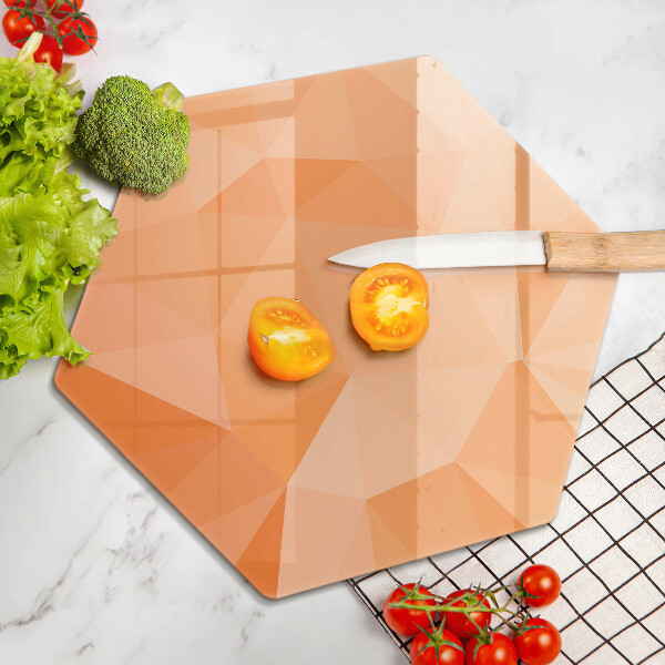 Steklena podloga za rezanje Geometrijsko ozadje