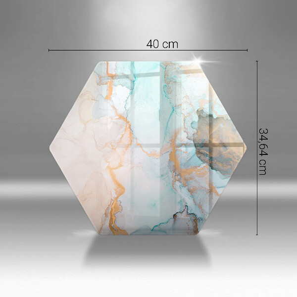 Steklena podloga za rezanje Marmorna abstrakcija