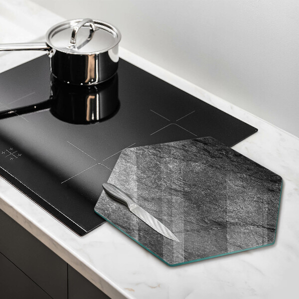 Steklena podloga za rezanje Kamnita tekstura