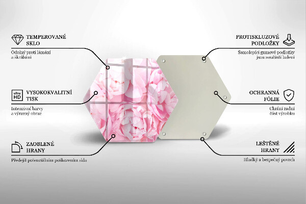Steklena podloga za rezanje Nežne potonike