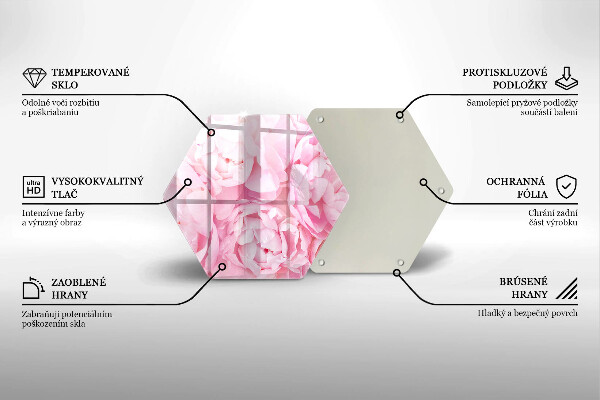 Steklena podloga za rezanje Nežne potonike