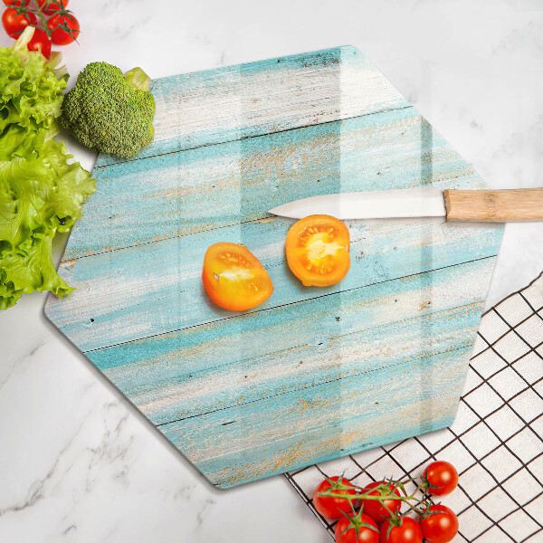 Steklena podloga za rezanje Vintage lesene plošče