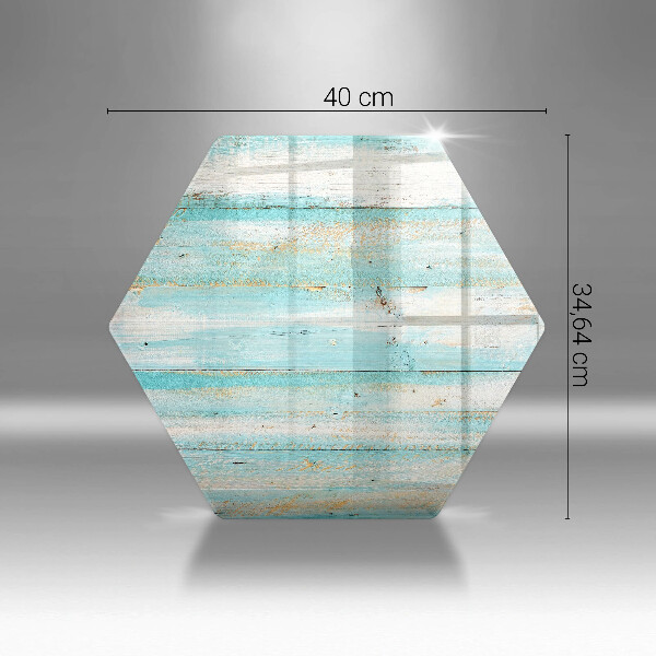 Steklena podloga za rezanje Vintage lesene plošče