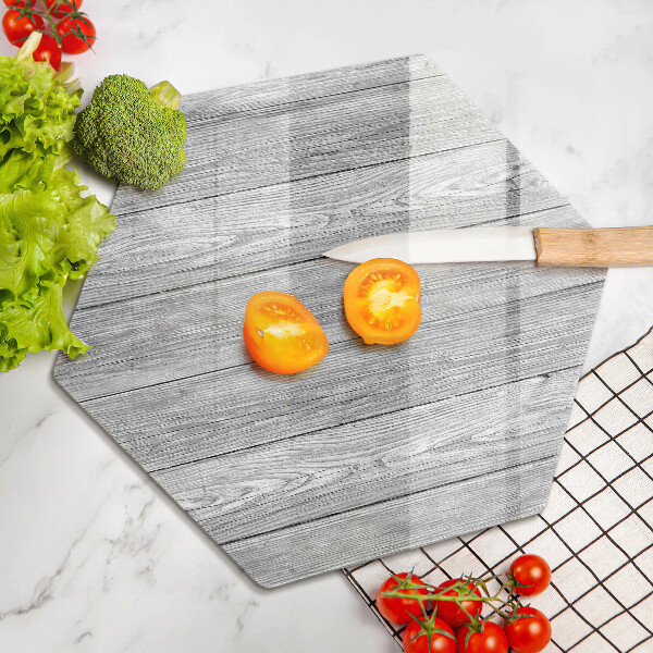 Steklena podloga za rezanje Stare lesene plošče