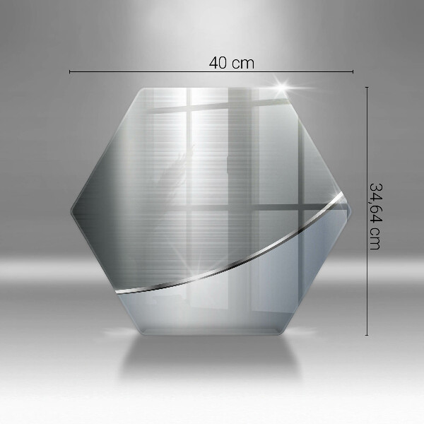 Steklena podloga za rezanje Kovinski abstraktni vzorec