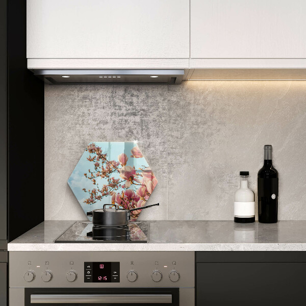 Steklena podloga za rezanje Drevo rožnatih cvetov