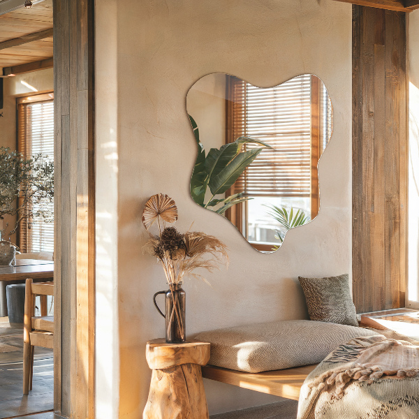 Ogledalo packe asimetrično 48x48 cm