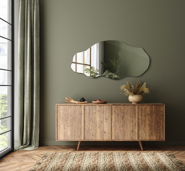 Ogledalo nepravilna oblika madež 45x90