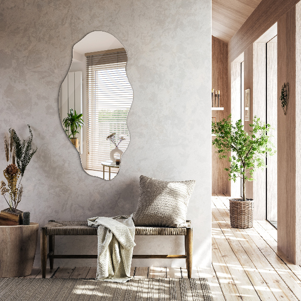 Ogledalo nepravilna oblika madež dekorativni 50x100