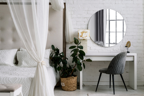 Okroglo ogledalo brez okvirja fi 60 cm