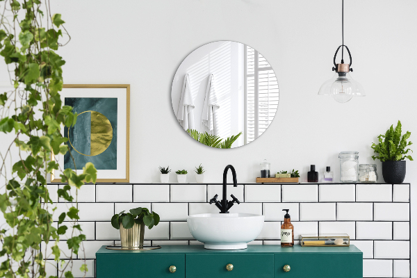 Okroglo ogledalo brez okvirja fi 60 cm