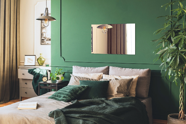 Pravokotno stensko ogledalo brez okvirja 100x70 cm