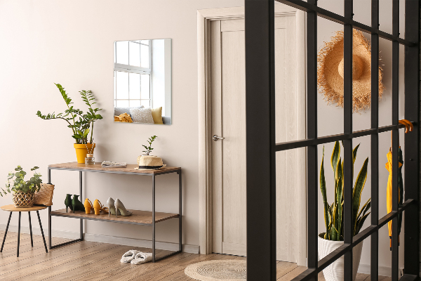 Pravokotno ogledalo za zid brez okvirja 80x60 cm