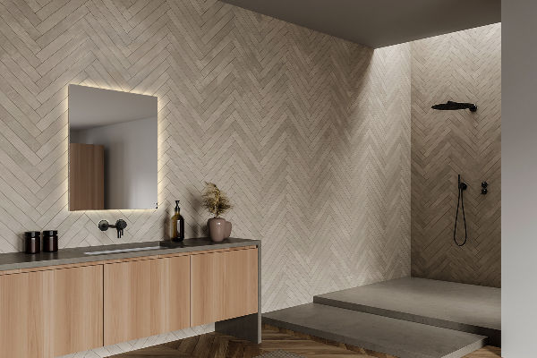 Pravokotno ogledalo za kopalnico z led osvetlitvijo 50x50 cm