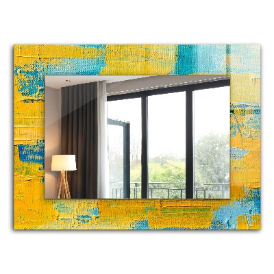 Tiskano ogledalo Abstraktna oljna slika