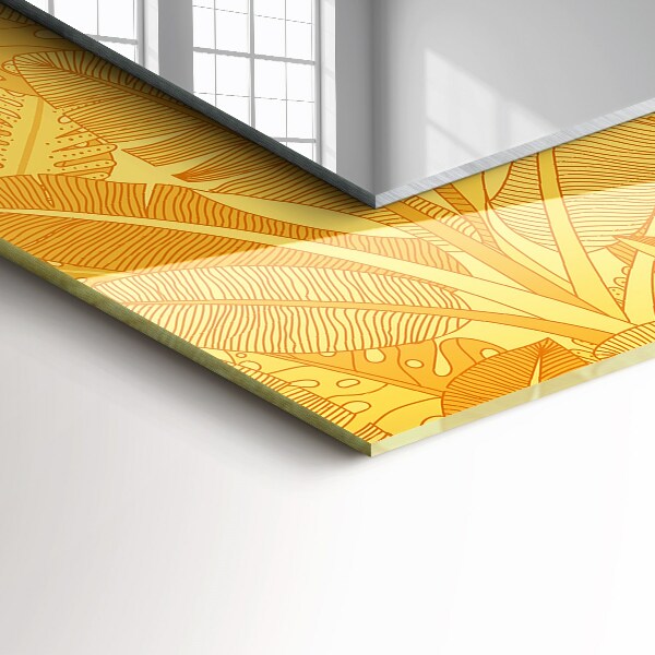 Tiskano ogledalo Črte listov