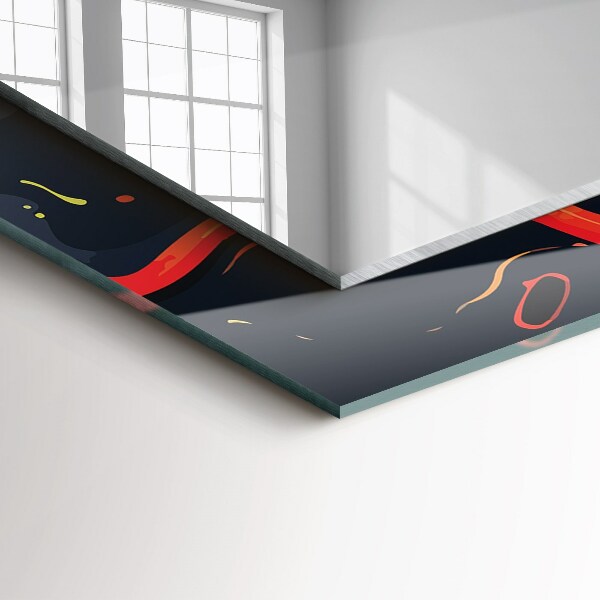 Dekorativno ogledalo Vulkanska lava