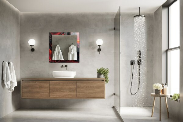 Okrasno ogledalo Astrata barvna lava