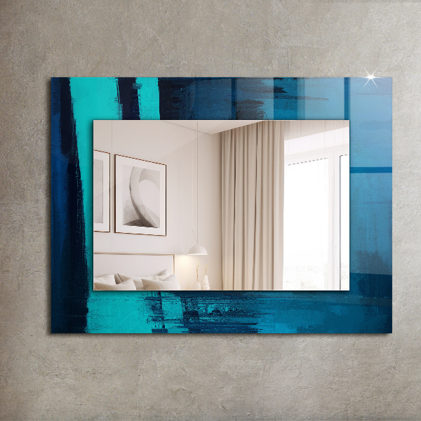 Tiskano ogledalo Astrata blue art
