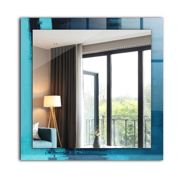 Tiskano ogledalo Astrata blue art