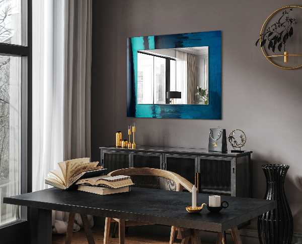 Tiskano ogledalo Astrata blue art