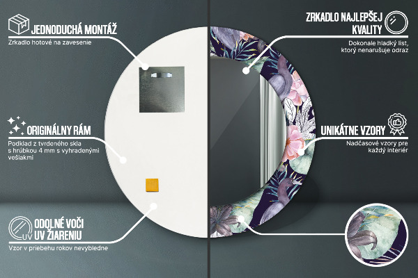 Okrasno ogledalo Caps Ptice